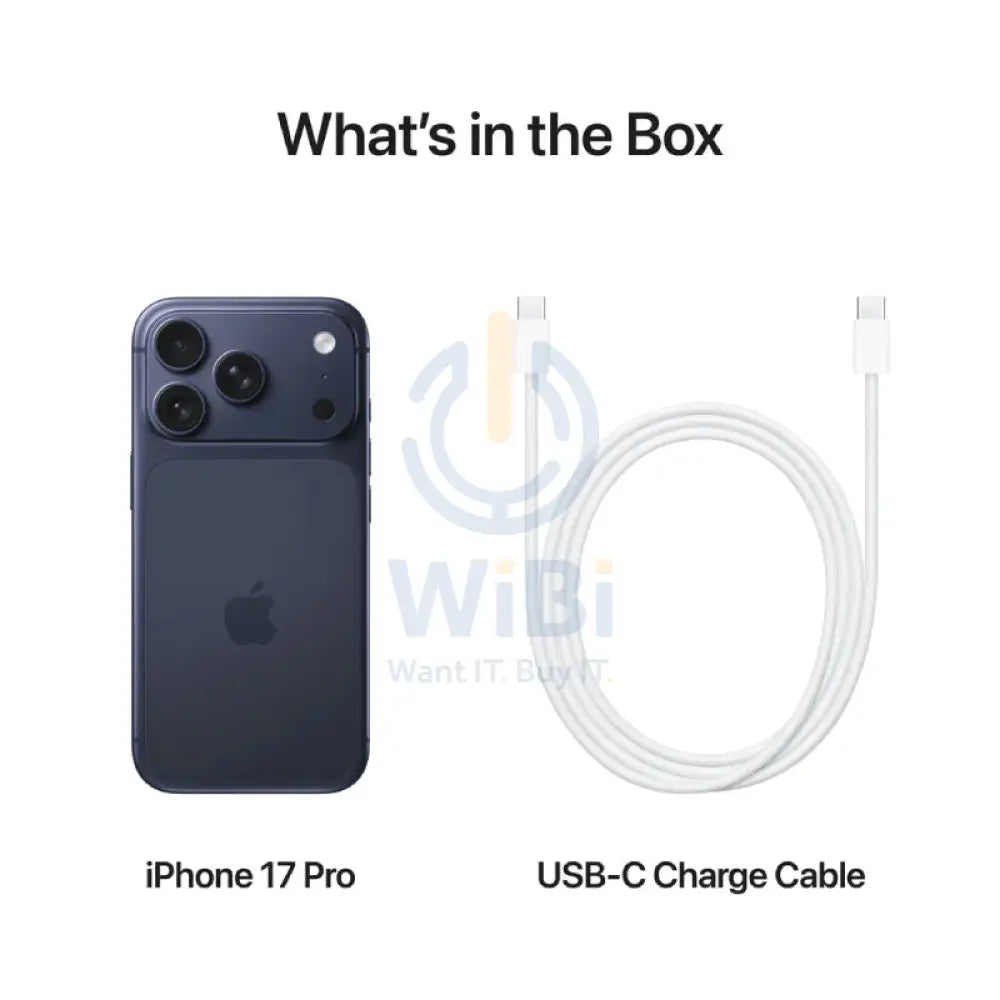 ما طلب  طلبابل ايفون 17 برو - 256 جيجابايت / أزرق  عميق / 5جي .3'' هواتف  تابلت  هواتف