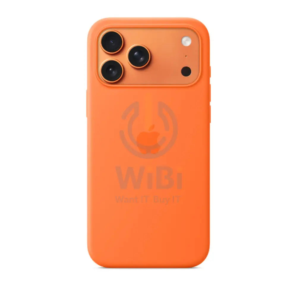 Apple iPhone 17 Pro Max Silicone MagSafe Case - Orange Accessories > Mobiles & Tablets > Mobiles > Covers & Cases