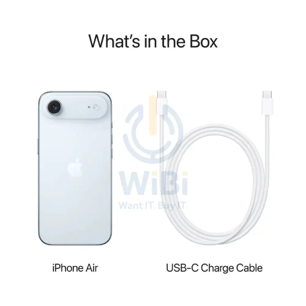 Pre-order Apple iPhone Air - 256GB / Sky Blue / 5G / 6.5’’ Mobiles & Tablets > Mobiles