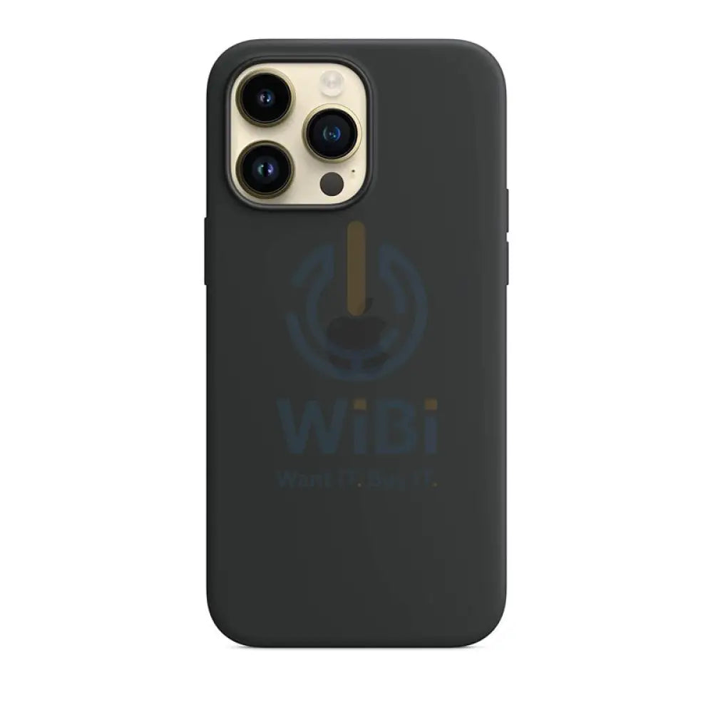 Apple iPhone MagSafe Silicone Case - iPhone 14 Pro Max / Midnight Black Accessories > Mobiles & Tablets