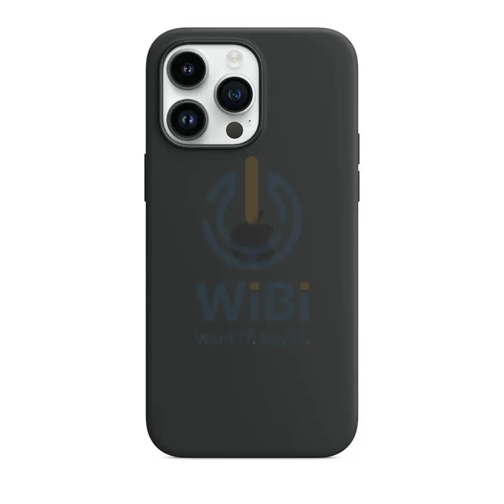 Apple iPhone MagSafe Silicone Case - iPhone 14 Pro Max / Midnight Black Accessories > Mobiles & Tablets