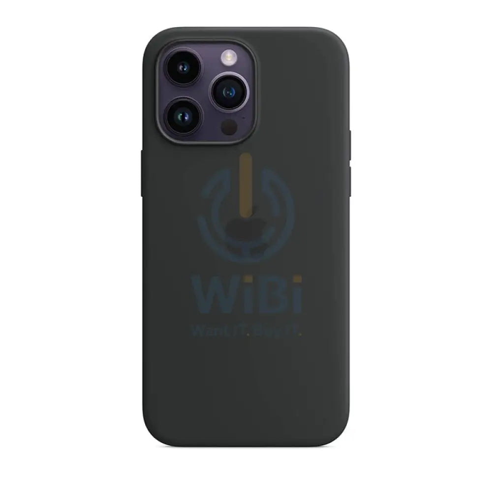Apple iPhone MagSafe Silicone Case - iPhone 14 Pro Max / Midnight Black Accessories > Mobiles & Tablets