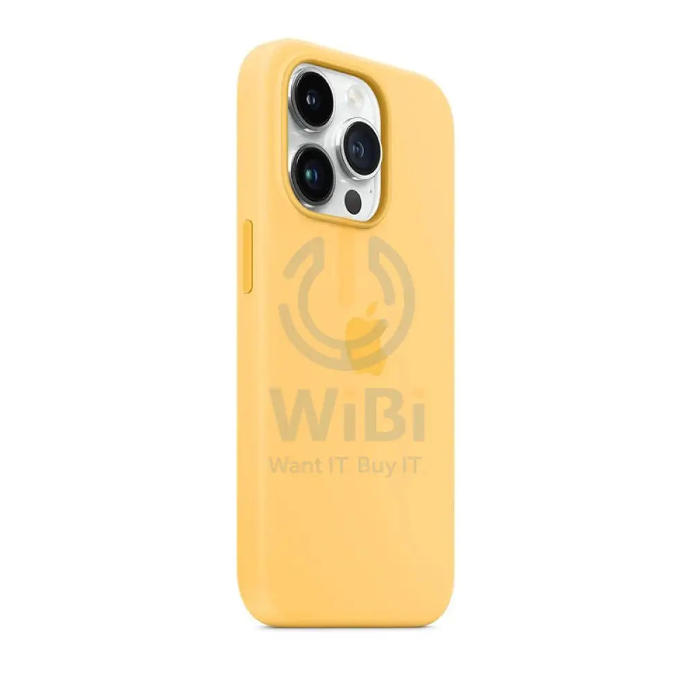 Apple iPhone MagSafe Silicone Case - iPhone 14 Pro Max / Sunglow Accessories > Mobiles & Tablets