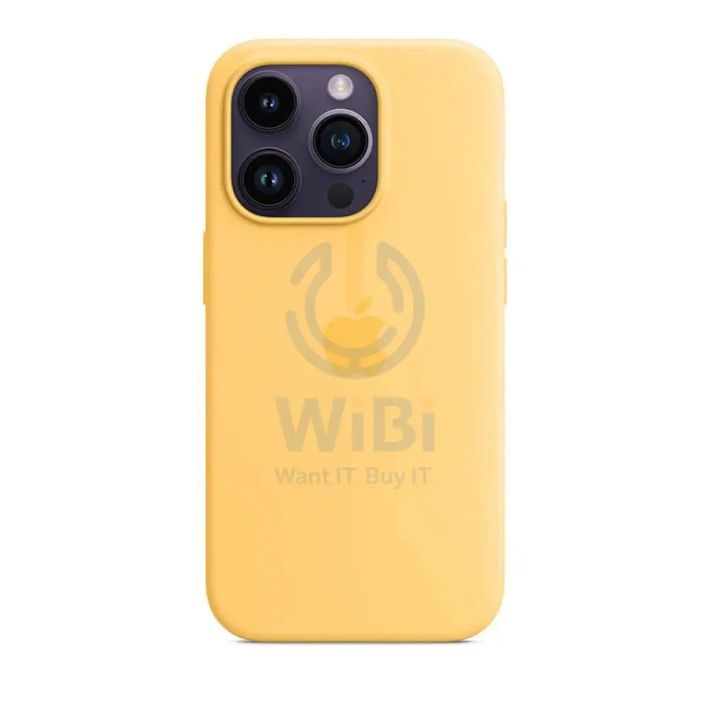 Apple iPhone MagSafe Silicone Case - iPhone 14 Pro Max / Sunglow Accessories > Mobiles & Tablets