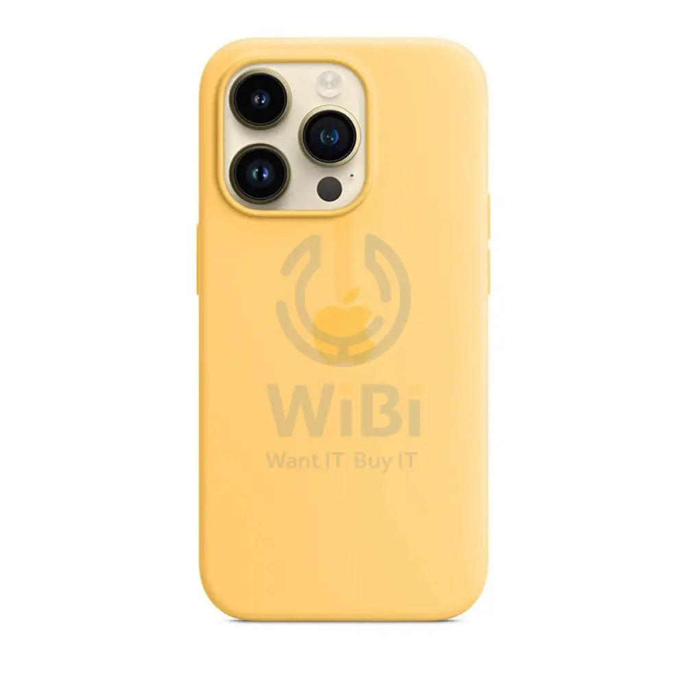 Apple iPhone MagSafe Silicone Case - iPhone 14 Pro Max / Sunglow Accessories > Mobiles & Tablets