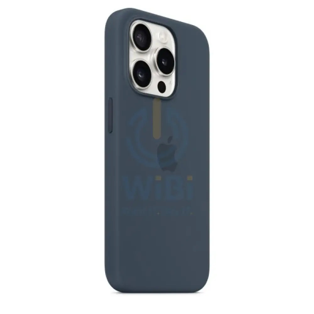 Apple iPhone Silicone Case with MagSafe - 15 Pro Max / Storm Blue Accessories > Mobiles & Tablets
