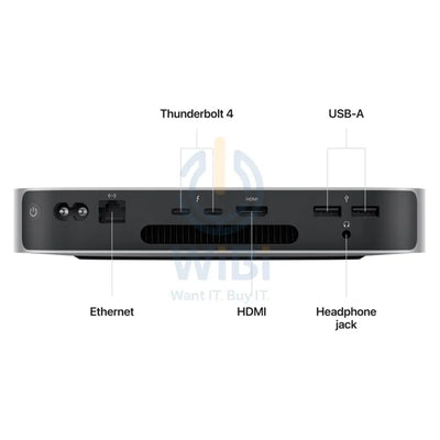 Apple Mac Mini - M2 / 8-Core CPU / 10-Core GPU / 16GB RAM / 512GB SSD / 1YW Desktop & All-In-One PCs > Desktop PCs