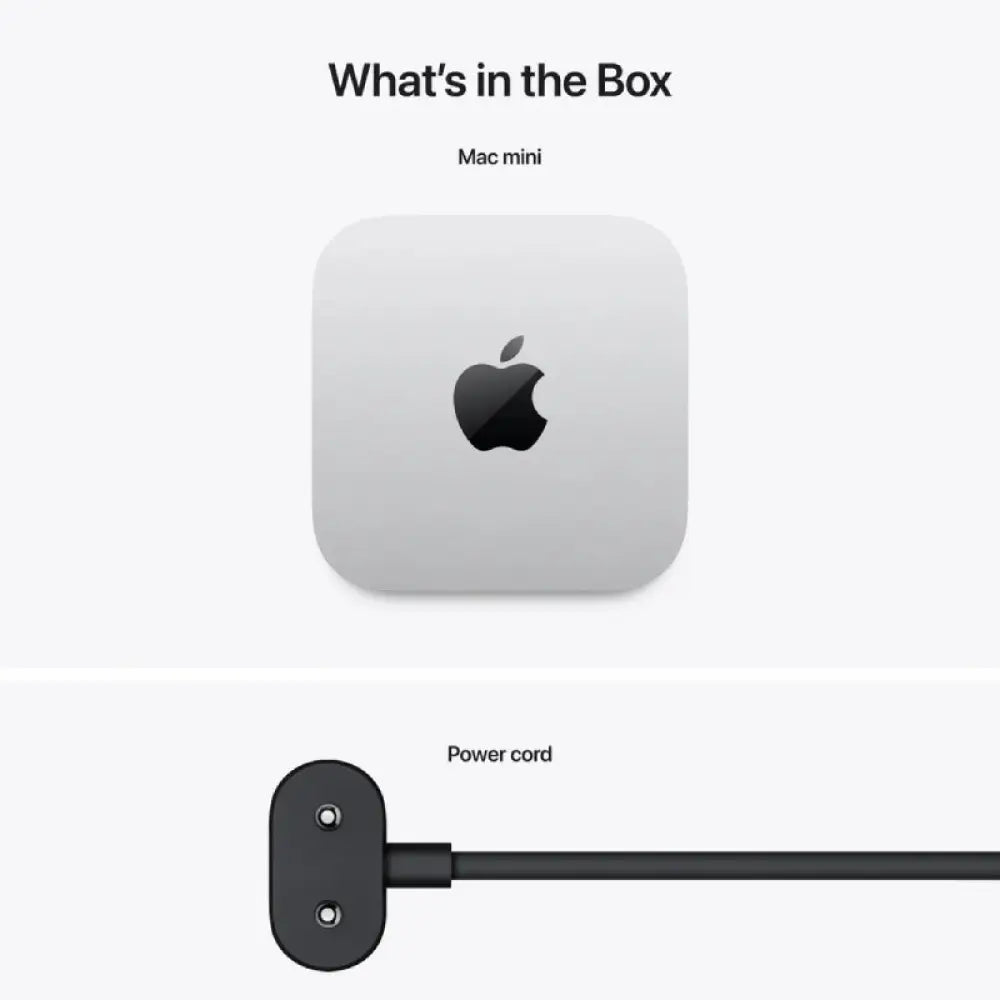 Apple Mac Mini - M4 Pro / 12-Core CPU / 16-Core GPU / 24GB RAM / 512GB SSD / Silver / 1YW Desktop & All-In-One PCs >