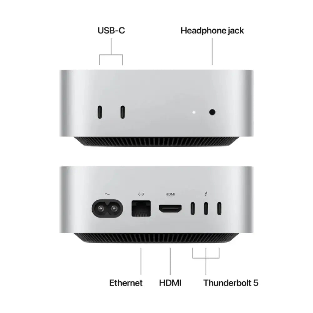 Apple Mac Mini - M4 Pro / 12-Core CPU / 16-Core GPU / 24GB RAM / 512GB SSD / Silver / 1YW Desktop & All-In-One PCs >