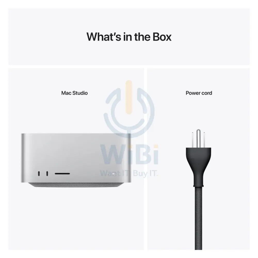 Apple Mac Studio - M1 Max / 10-Core CPU / 24-Core GPU / 16-Core Neural Engine / 64GB RAM / 2TB SSD / 1YW Desktop &