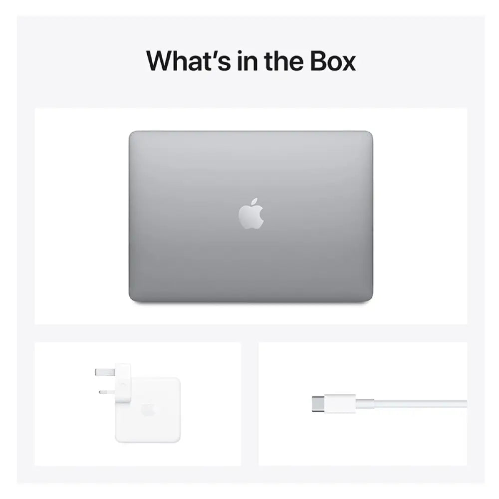 Apple MacBook Air - 13.3" / M1 / 8-Core CPU / 8-Core GPU / 8GB / 512GB SSD / Arabic/English / Space Grey / 1YW - Laptop