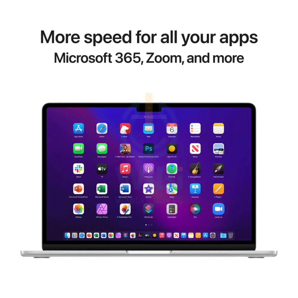 Apple MacBook Air - 13.6’’ / M2 / 8-Core CPU / 10-Core GPU / 8GB RAM / 512GB SSD / English / Silver / 1YW Laptops