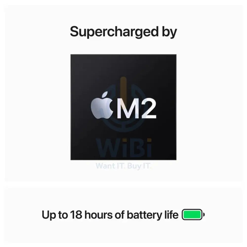 Apple MacBook Air - 15.3’’ / M2 / 8-Core CPU / 10-Core GPU / 8GB RAM / 512GB SSD / Arb/Eng / Midnight / 1YW Laptops