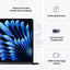 Apple MacBook Air - 15.3’’ / M4 / 10-Core CPU / 10-Core GPU / 16-Core Neural Engine / 16GB RAM / 256GB SSD / Midnight