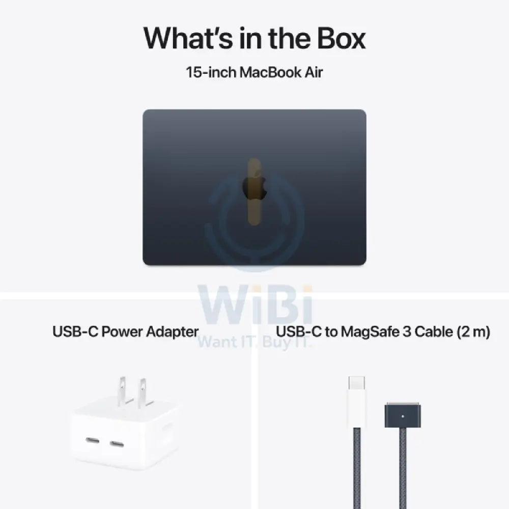 Apple MacBook Air - 15.3’’ / M4 / 10-Core CPU / 10-Core GPU / 16-Core Neural Engine / 24GB RAM / 512GB SSD / Midnight