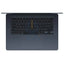 ابل ماك بوك اير - 15’’ / M2 /كور وحده المعالجة المركزية /كور GPU / 16 جيجابايت رام / 1 تيرابايت إس إس دي / Arb/Eng / ميدنايت / ضمان سنة لابتوبات