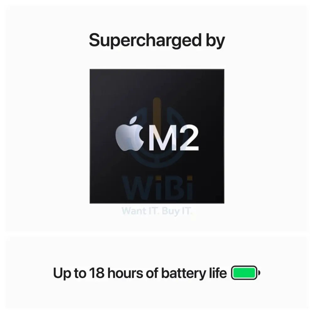 ابل ماك بوك اير - 15’’ / M2 /كور وحده المعالجة المركزية /كور GPU / 16 جيجابايت رام / 1 تيرابايت إس إس دي / Arb/Eng / ميدنايت / ضمان سنة لابتوبات