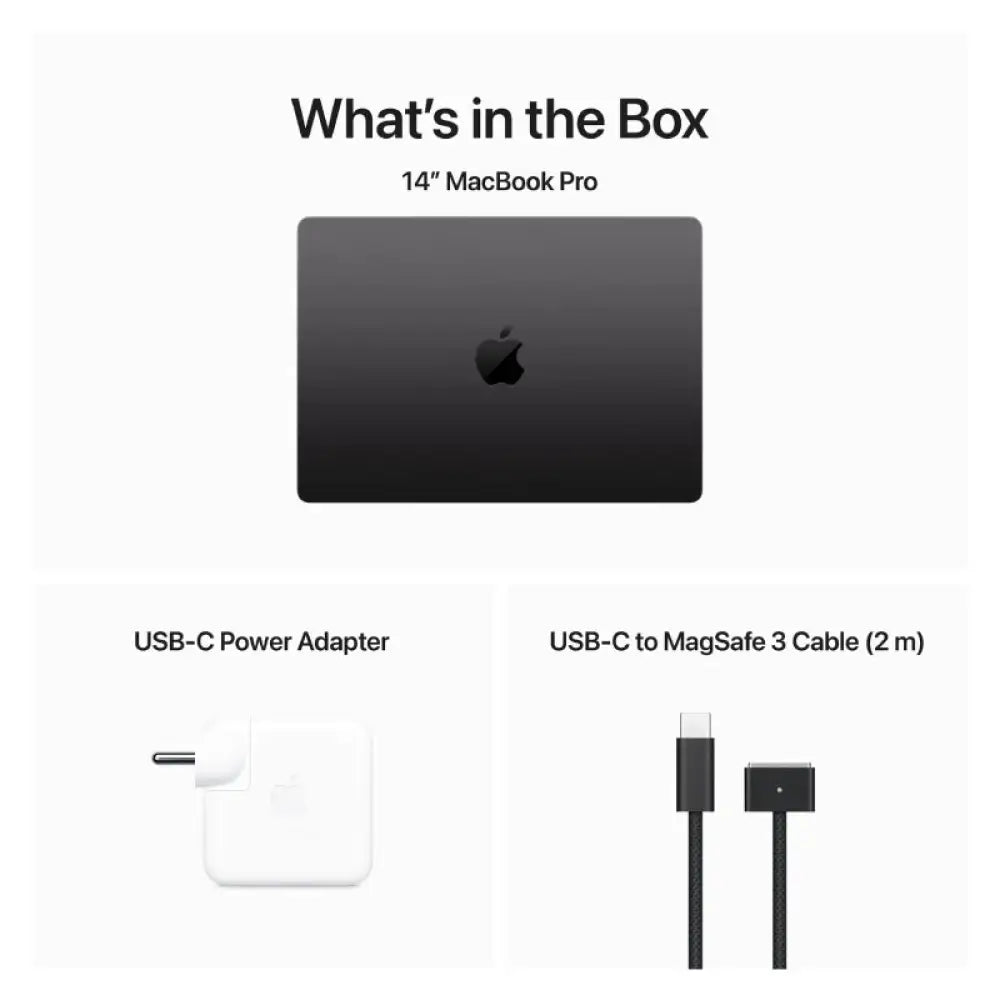 Apple MacBook Pro - 14.2’’ / M3 Pro / 11-Core CPU / 14-Core GPU / 36GB RAM / 2TB SSD / Arb/Eng / Space Black / 1YW