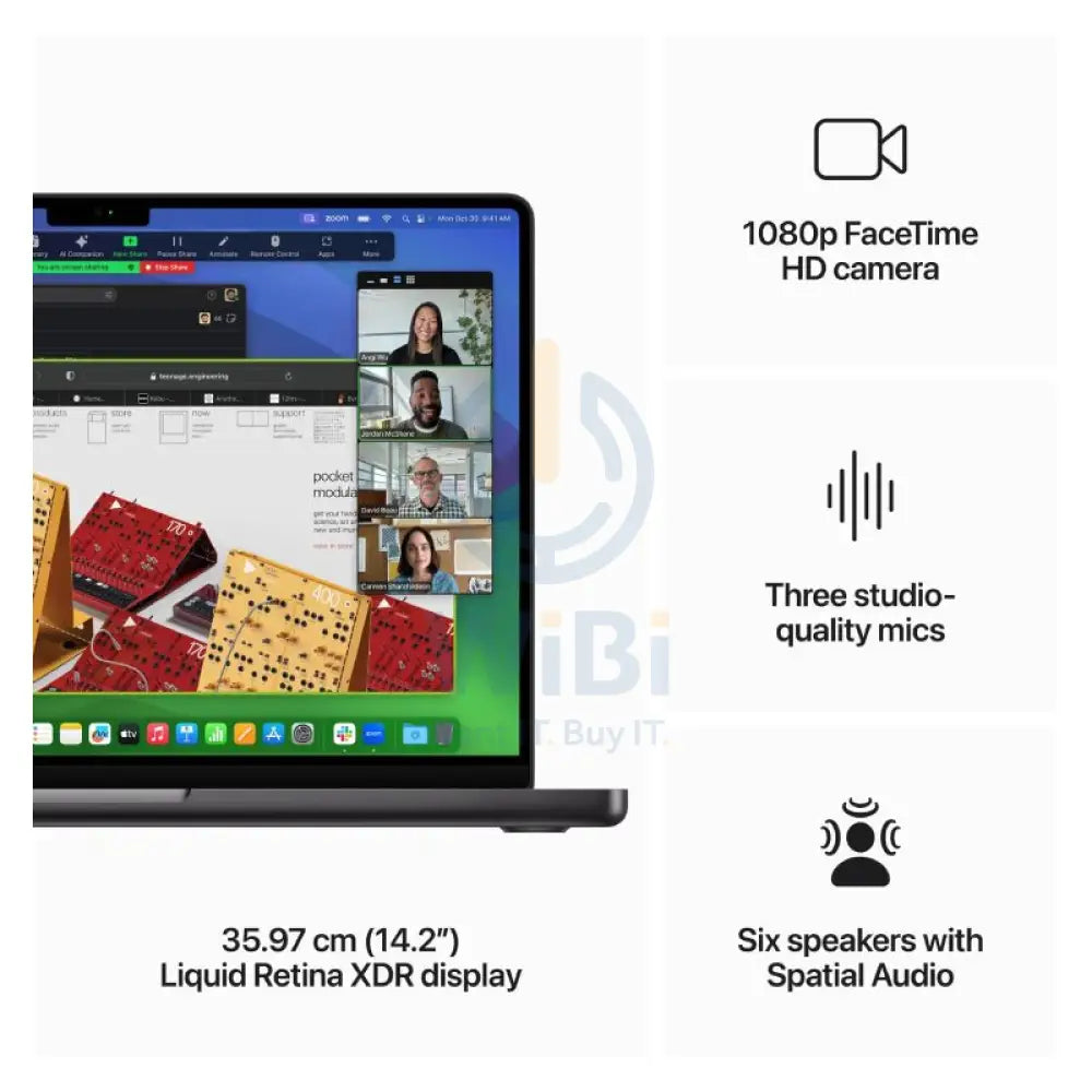 Apple MacBook Pro - 14.2’’ / M3 Pro / 12-Core CPU / 18-Core GPU / 18GB RAM / 1TB SSD / Arb/Eng / Space Black / 1YW
