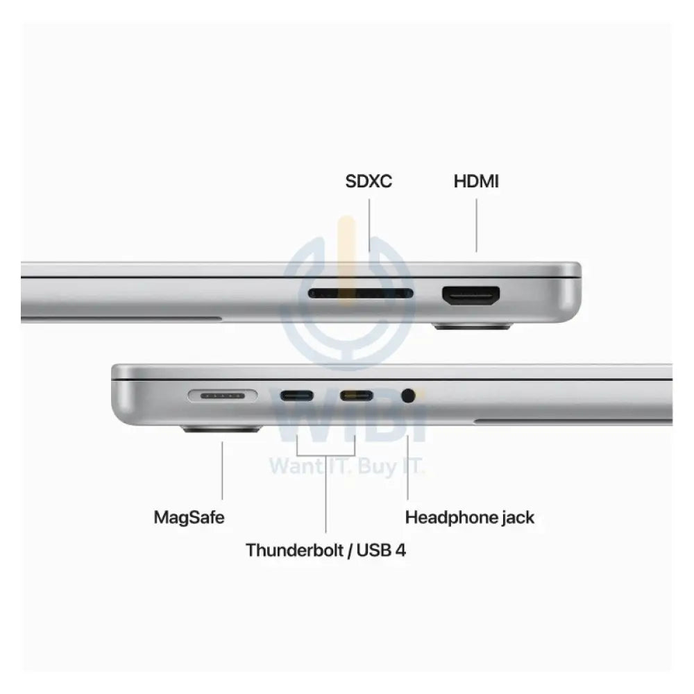 Apple MacBook Pro - 14.2’’ / M3 / 8-Core CPU / 10-Core GPU / 8GB RAM / 512GB SSD / Arb/Eng / Silver / 1YW Laptops