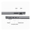 Apple MacBook Pro - 14.2’’ / M3 / 8-Core CPU / 10-Core GPU / 8GB RAM / 512GB SSD / Arb/Eng / Space Grey / 1YW