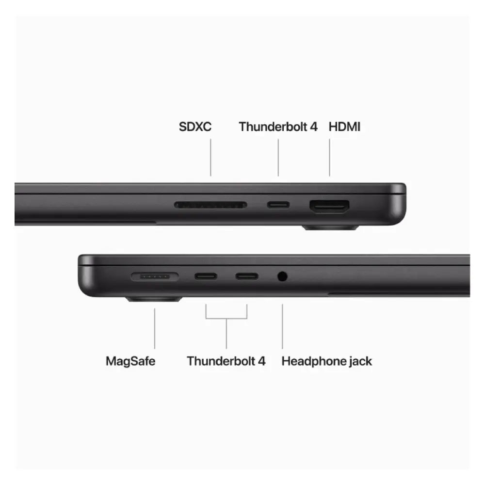Apple MacBook Pro - 14.2’’ / M3 Max / 16-Core CPU / 40-Core GPU / 128GB RAM / 8TB SSD / Arb/Eng / Space Black / 1YW
