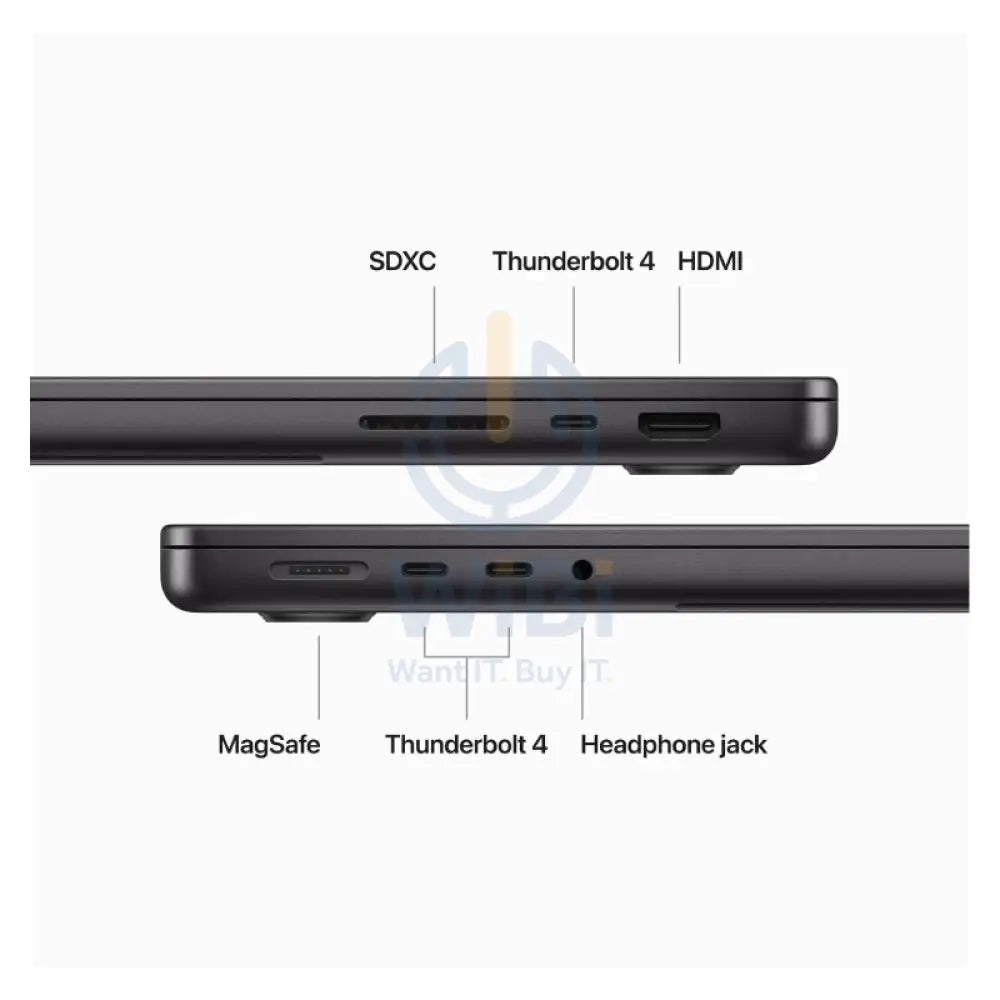 Apple MacBook Pro - 14.2’’ / M3 Max / 16-Core CPU / 40-Core GPU / 64GB RAM / 1TB SSD / Arb/Eng / Space Black / 1YW