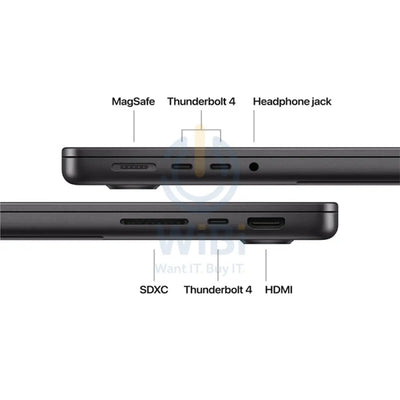 Apple MacBook Pro - 14.2’’ / M4 / 10-Core CPU / 10-Core GPU / 24GB RAM / 1TB SSD / Space Black / 1YW Laptops