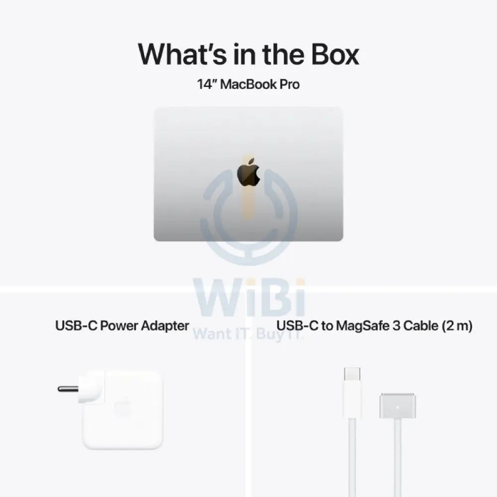 Apple MacBook Pro - 14.2’’ / M4 Pro / 14-Core CPU / 20-Core GPU / 24GB RAM / 1TB SSD / Silver / 1YW Laptops