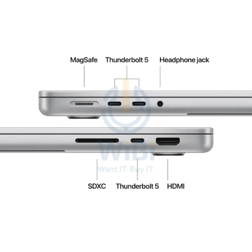 Apple MacBook Pro - 14.2’’ / M4 Pro / 14-Core CPU / 20-Core GPU / 24GB RAM / 1TB SSD / Silver / 1YW Laptops
