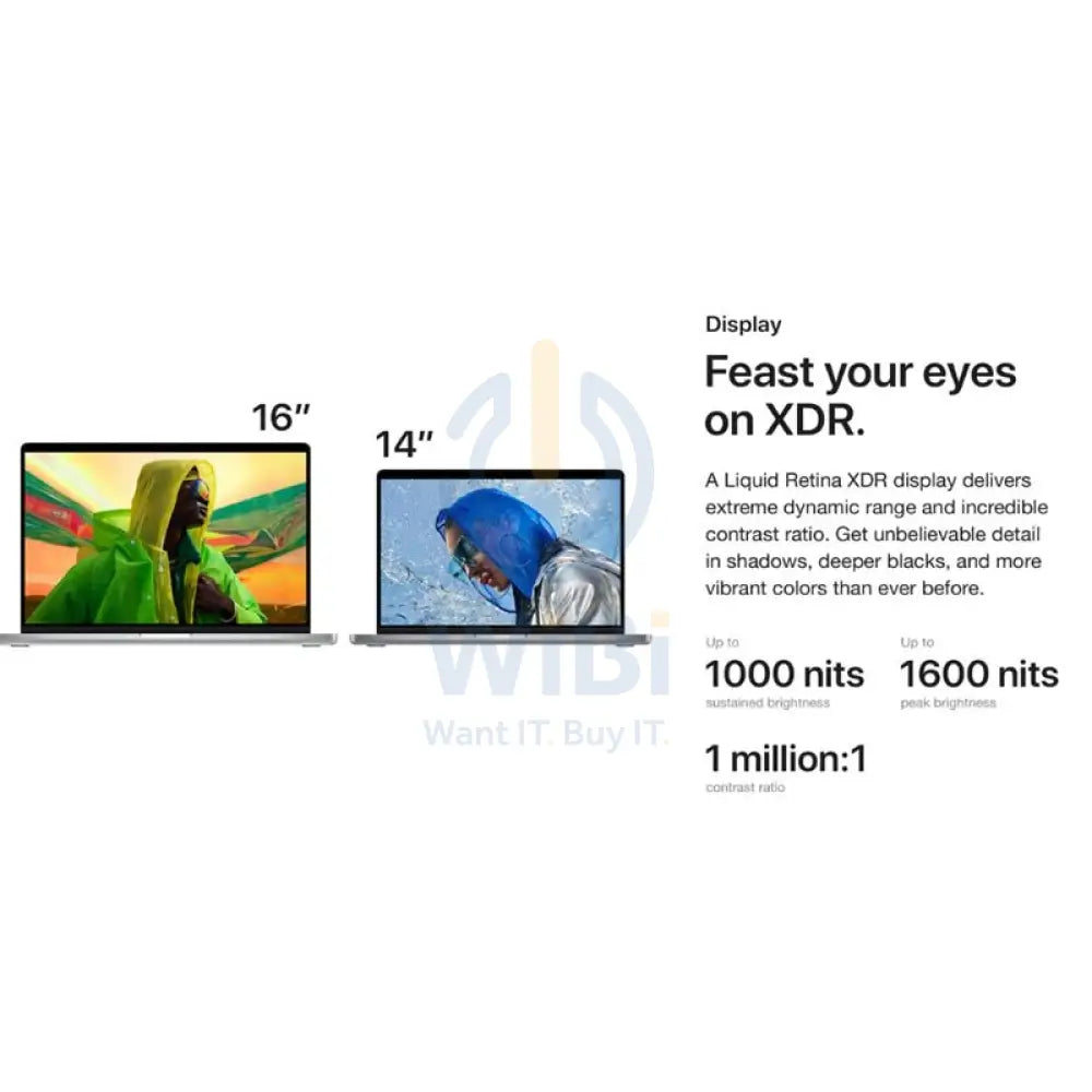 Apple MacBook Pro - 16.2’’ / M1 Pro / 10-Core CPU / 16-Core GPU / 16GB RAM / 1TB SSD / Arb/Eng / Space Grey / 1YW