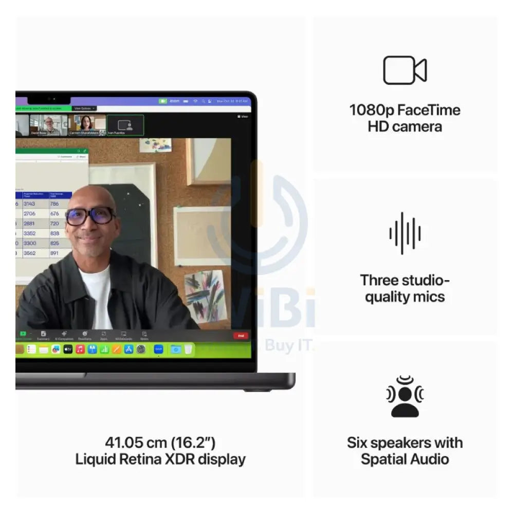 Apple MacBook Pro - 16.2’’ / M3 Pro / 12-Core CPU / 18-Core GPU / 36GB RAM / 1TB SSD / Arb/Eng / Space Black / 1YW