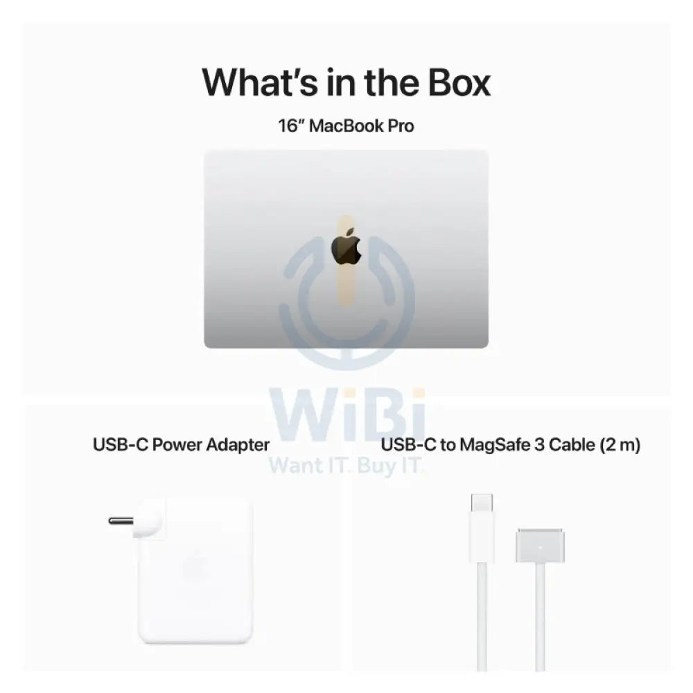 Apple MacBook Pro - 16.2’’ / M3 Max / 14-Core CPU / 30-Core GPU / 36GB RAM / 1TB SSD / Arb/Eng / Silver / 1YW Laptops
