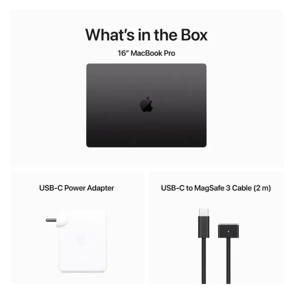 Apple MacBook Pro - 16.2’’ / M3 Max / 16-Core CPU / 40-Core GPU / 128GB RAM / 2TB SSD / Arb/Eng / Space Black / 1YW
