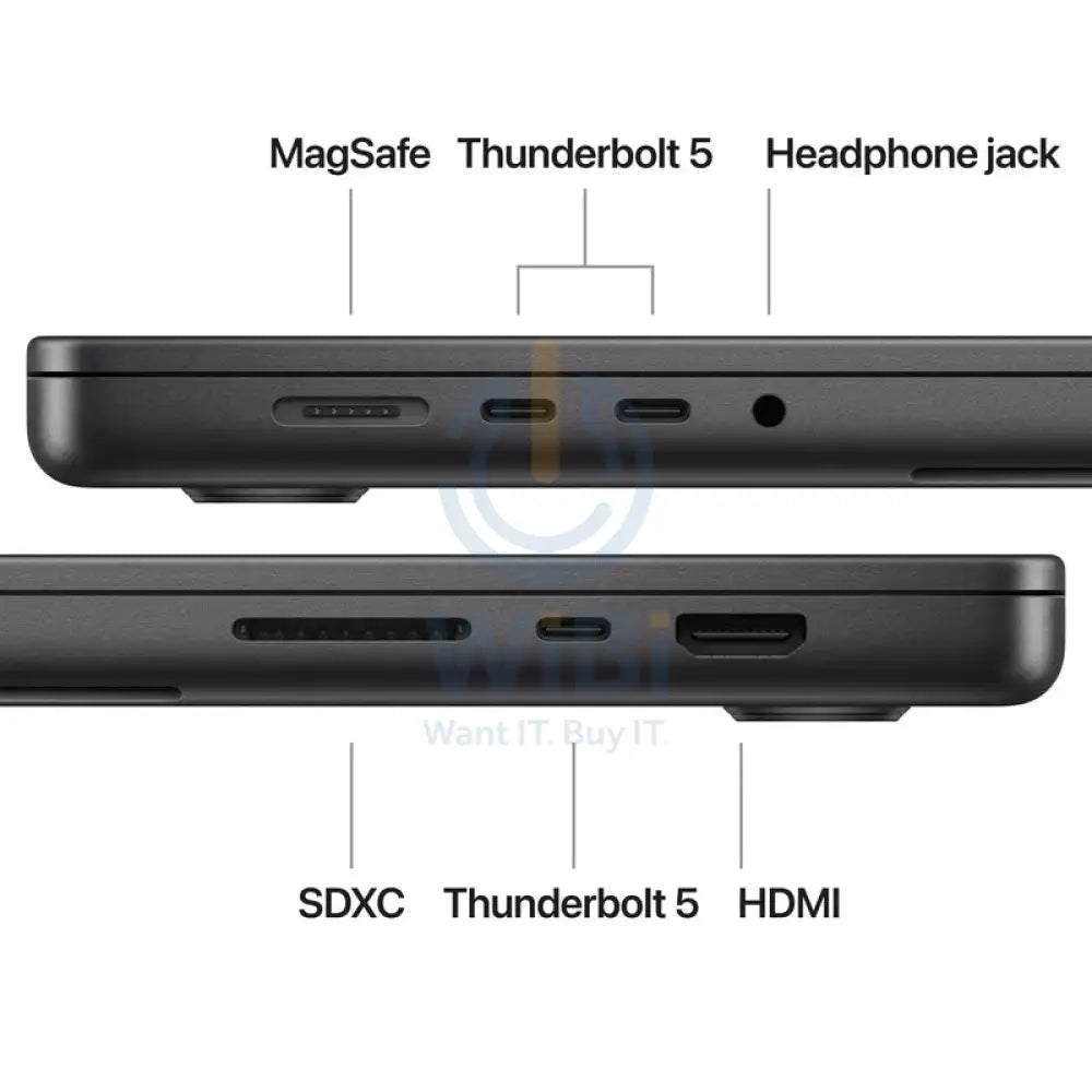 Apple MacBook Pro - 16.2’’ / M4 Pro / 14-Core CPU / 20-Core GPU / 24GB RAM / 512GB SSD / Space Black / 1YW Laptops