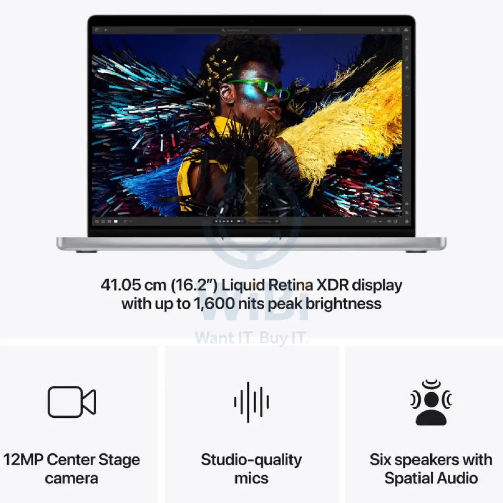 Apple MacBook Pro - 16.2’’ / M4 Pro / 14-Core CPU / 20-Core GPU / 48GB RAM / 512GB SSD / Silver / 1YW Laptops