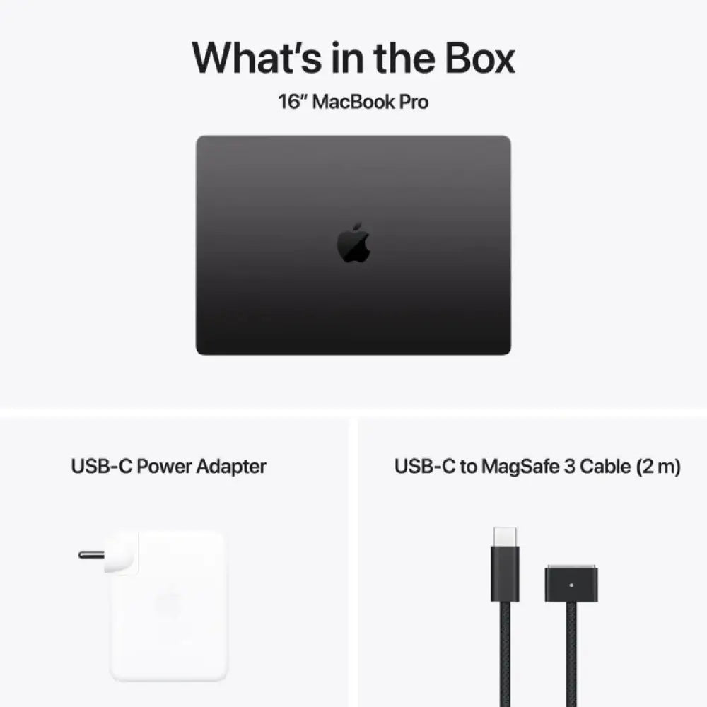 Apple MacBook Pro - 16.2’’ / M4 Max / 14-Core CPU / 32-Core GPU / 36GB RAM / 1TB SSD / Space Black / Arabic/English