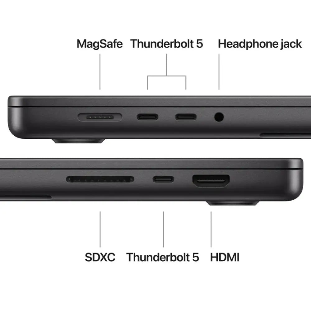 Apple MacBook Pro - 16.2’’ / M4 Max / 14-Core CPU / 32-Core GPU / 36GB RAM / 1TB SSD / Space Black / Arabic/English