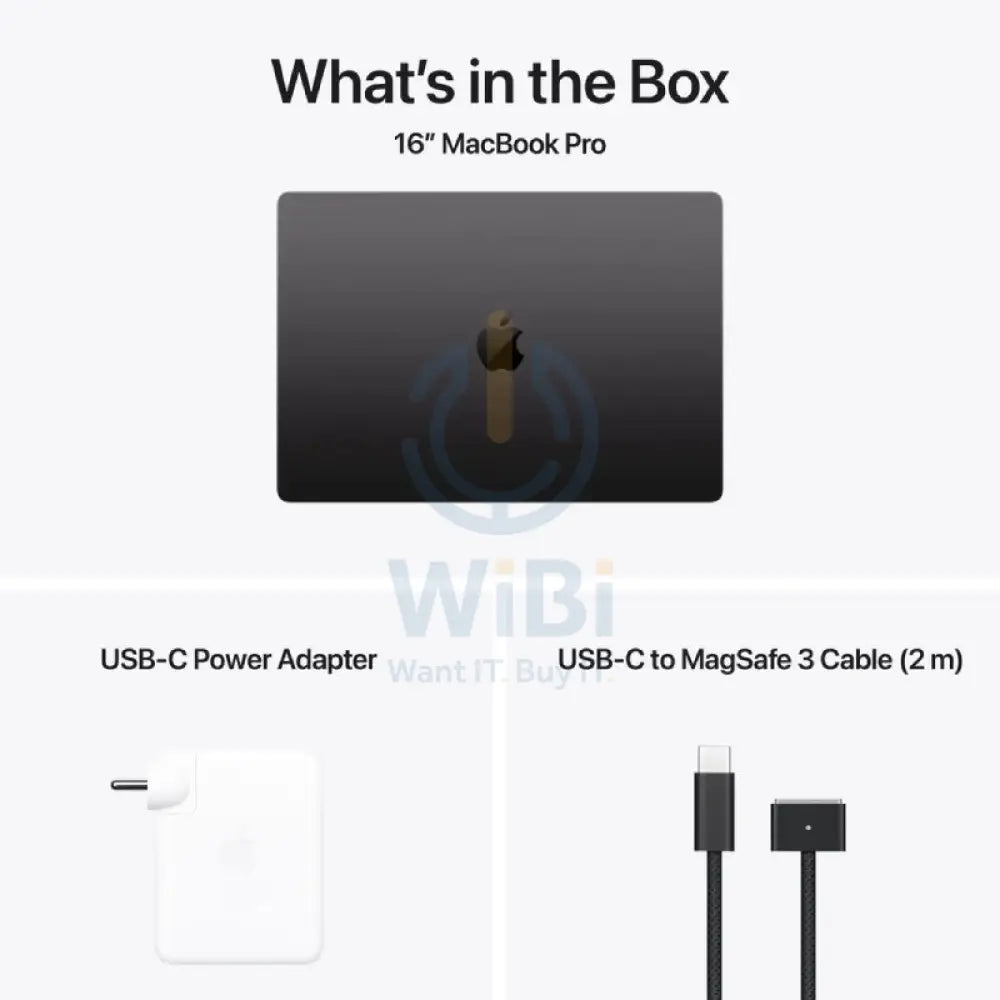 Apple MacBook Pro - 16.2’’ / M4 Max / 16-Core CPU / 40-Core GPU / 64GB RAM / 4TB SSD / Space Black / Arb/Eng / 1YW