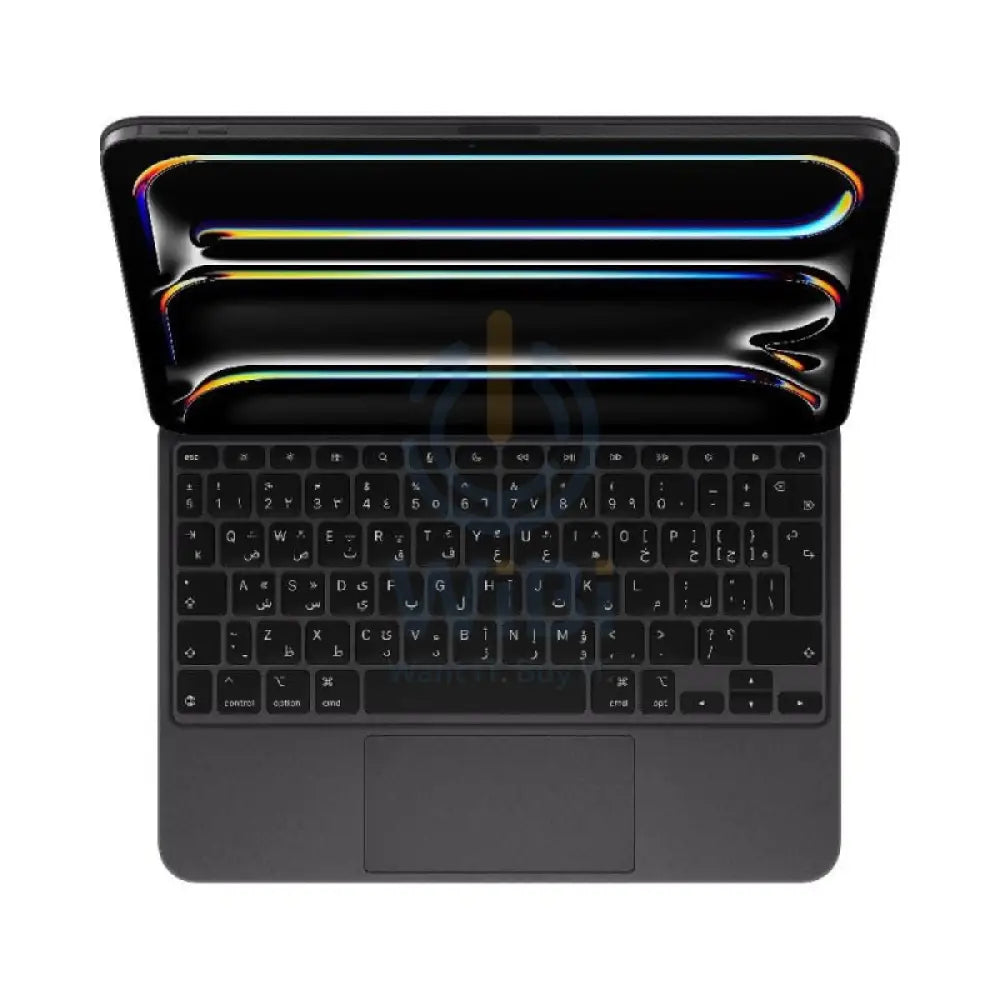 Apple Magic Keyboard for iPad Pro 11‑inch (M4) - Arabic / English - Black / Open Box Accessories > Mobiles & Tablets >