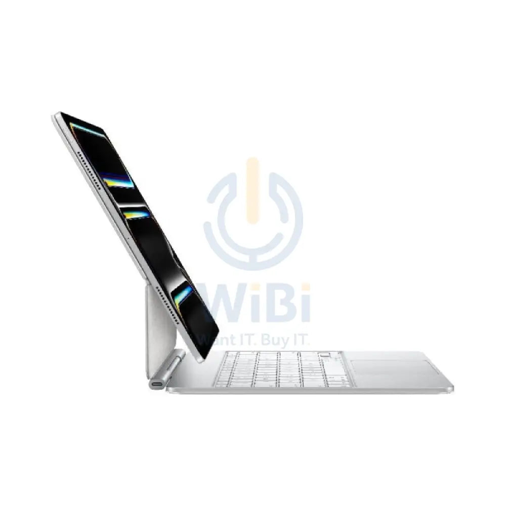 Apple Magic Keyboard - iPad Pro 11 M4 (2024) / English/Arabic / White - Keyboard Accessories > Mobiles & Tablets >