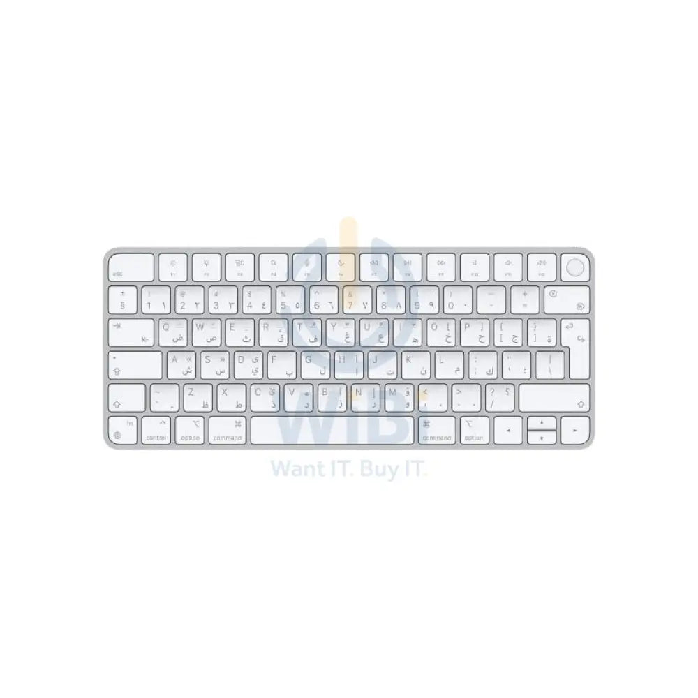 Apple Magic Keyboard with Touch ID for Mac Models with Apple Silicon - Bluetooth / Arb/Eng / White Accessories >