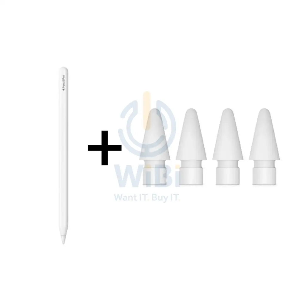 Apple Pencil Pro (2024) + Apple Pencil Tips 4 Pcs - Bundle Offer Accessories > Mobiles & Tablets > Tablets > Stylus &