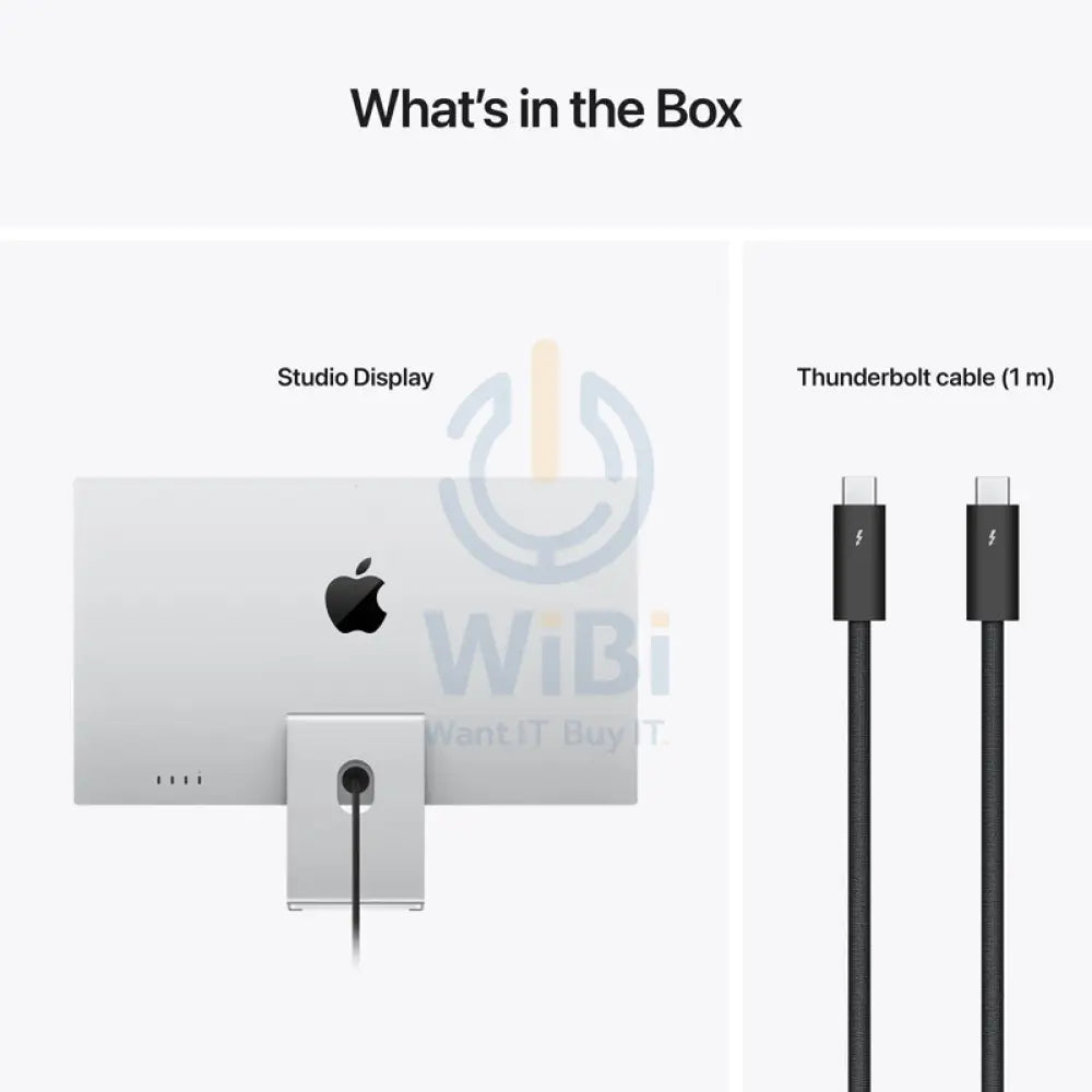 Apple Studio Display With Tilt And Height Adjustable Stand - Nano-Texture Glass / 27’’ 5K / 600 nits / USB-C / (2024