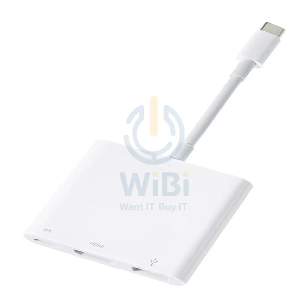 Apple USB Type-C Digital AV Multiport Adapter - HDMI / USB-A / White Accessories > Cables & Converters > Cables