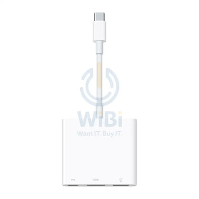Apple USB-C Digital AV Multiport Adapter - USB-A / HDMI / USB Type-C / White Accessories > Cables & Converters >