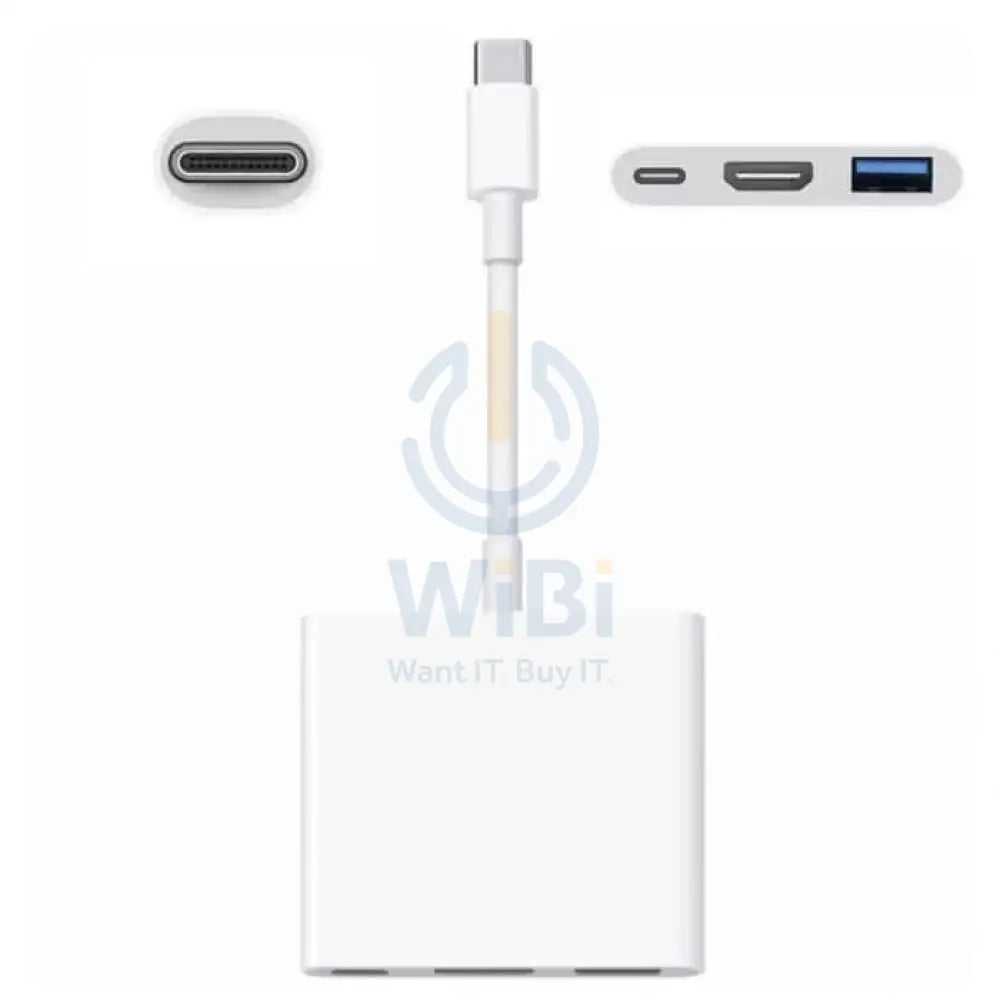 Apple USB-C Digital AV Multiport Adapter - White Accessories > Cables & Converters > Cables