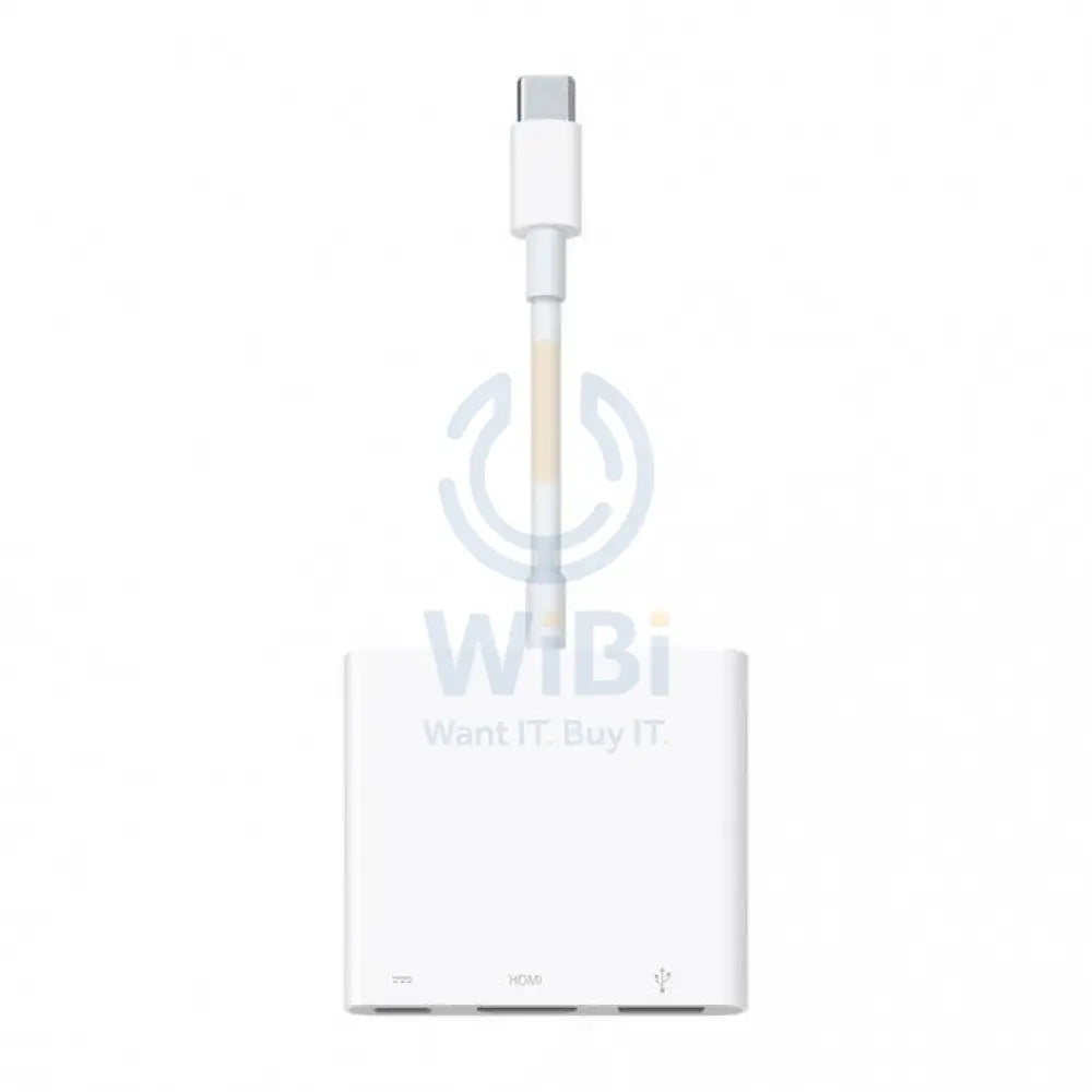 Apple USB-C Digital HDMI Multiport Adapter – White – WIBI (Want IT. Buy ...