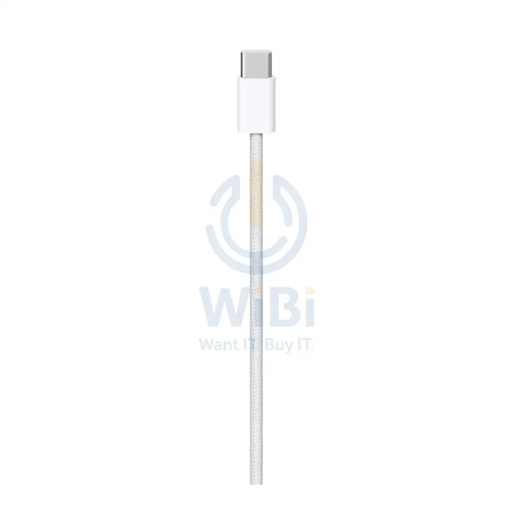 Apple USB Type-C to Type-C Woven Charging Cable - 1 Meter / White Accessories > Cables & Converters > Cables