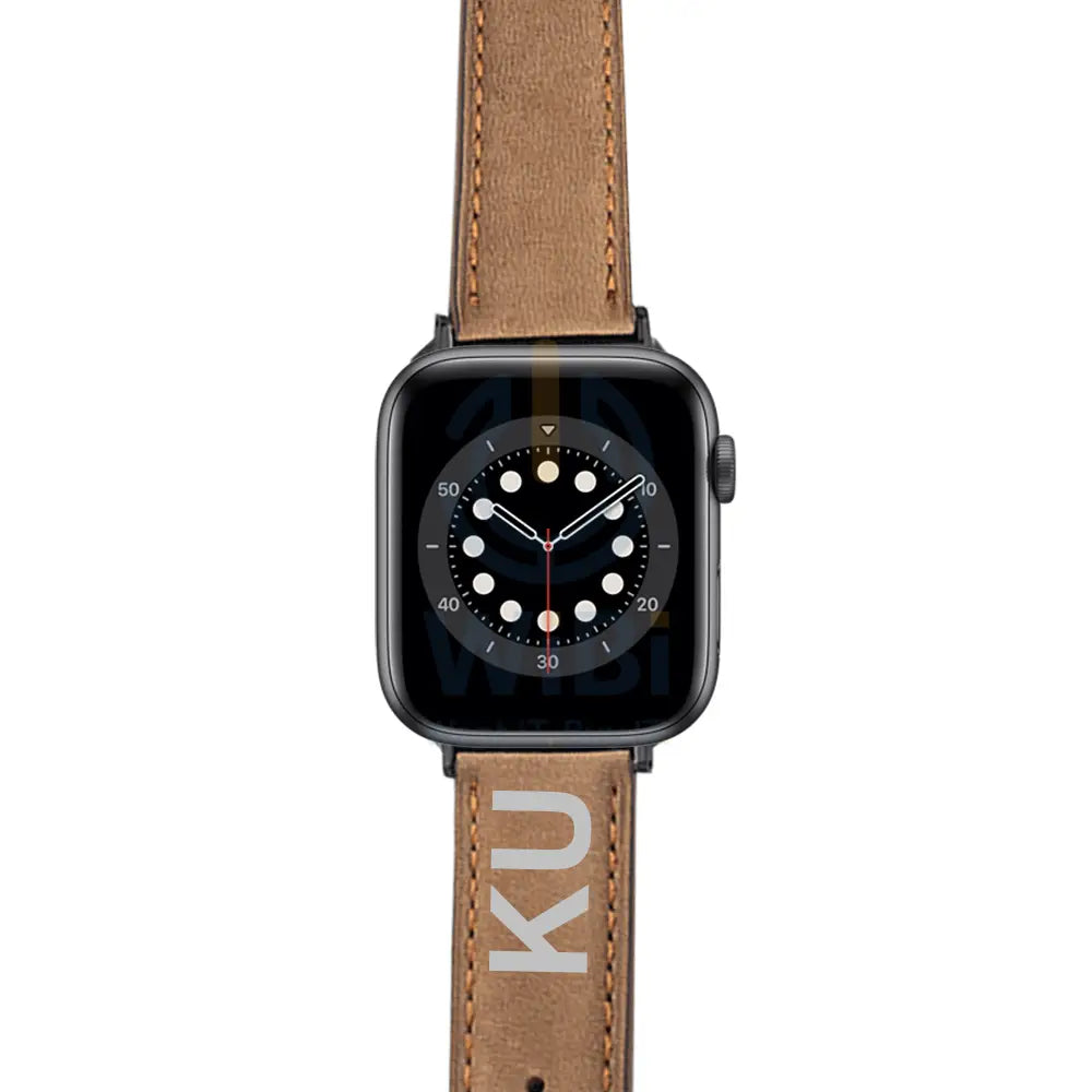 Apple Watch Bands 38/40/41mm - Desert Brown Leather Accessories > Smart Watches > Straps